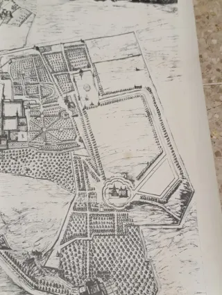 Mapa antiguo Villa de Madrid