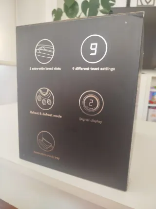 Tostador Crispo Prozis Negro