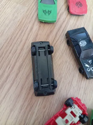Lote coches de plástico antiguos