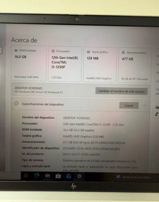 HP Elitebook 640 G9 Intel i5 12th Gen