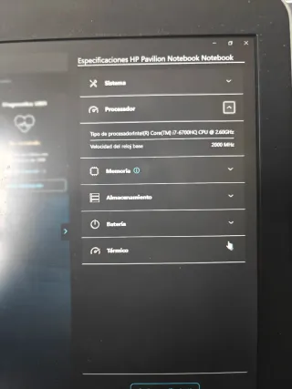 Portátil HP Pavilion 15-bc005ns batería muerta