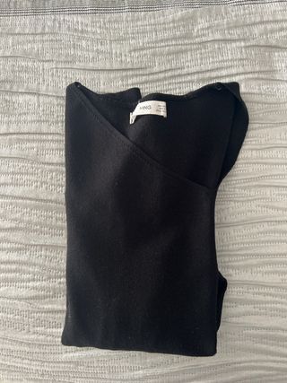 Jersey negro punto de Mango