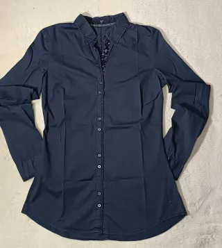 Guess camiseta azul t/ s de mujer de tela cotton