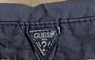 Guess camiseta azul t/ s de mujer de tela cotton