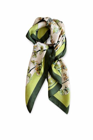Pañuelo mujer floral verde nuevo