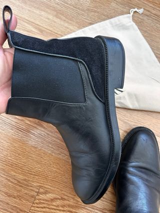 Botines chelsea mujer piel