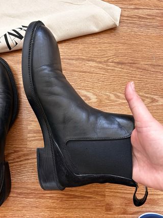Botines chelsea mujer piel