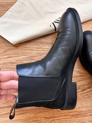 Botines chelsea mujer piel