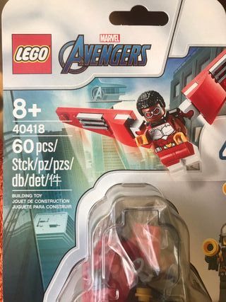 LEGO 40418 Avengers Falcon y Viuda Negra