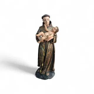 San Antonio antiguo figura religiosa