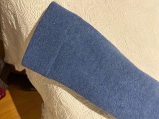 Chaqueton de mujer, de lana azul Talla 42