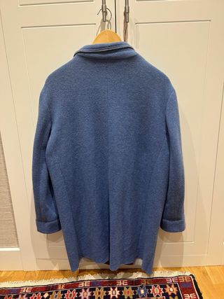 Chaqueton de mujer, de lana azul Talla 42