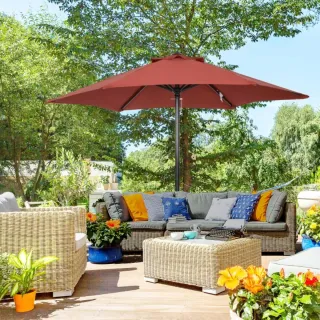 Ombrellone da giardino Outsunny 196 cm