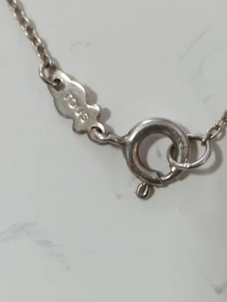 Colgante y cadena de plata 925 Tous