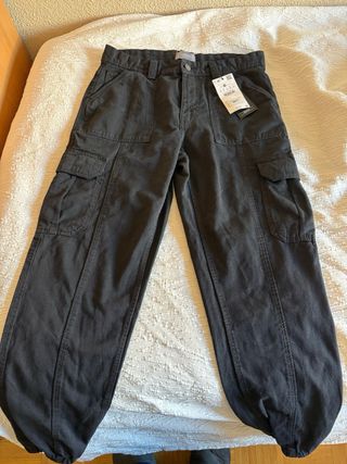 Pantalon cargo negro a estrenar