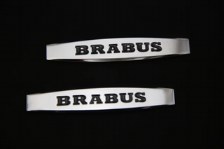 EMBLEMA LOGO MERCEDES BRABUS CROMADO