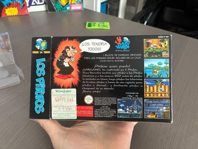 Los pitufos súper Nintendo