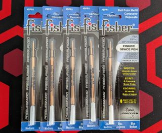 Lote 5 recambios Fisher Space Pen SPR1 azul