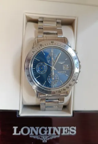 Reloj Longines Admiral Cronógrafo Azul