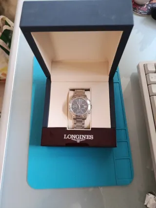 Reloj Longines Admiral Cronógrafo Azul