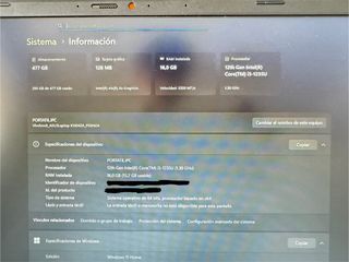 Portatil Asus Vivobook 15 500GB 15,6” 16GB RAM