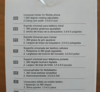 Supporto cellulare per cellulare