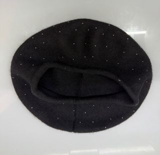 Basco con micro borchie angora e viscosa