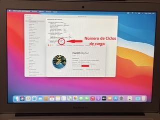 Macbook Air A1466 13 pulgadas - BATERÍA CASI NUEVA