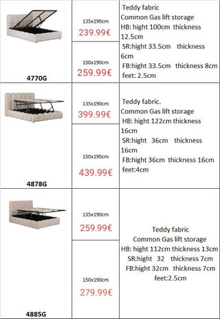 cama canapé en oferta desde 239€