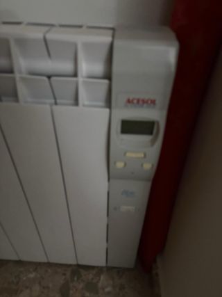 4 radiadores de calor azul marca acesol