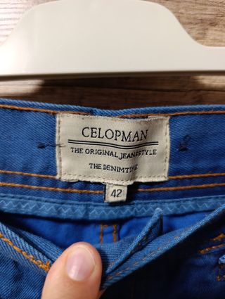 Pantalon vaquero corto celopman hombre