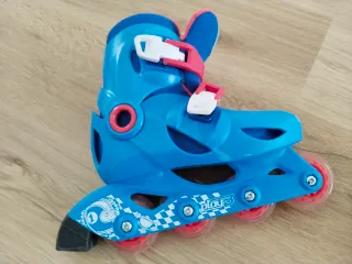 Patines linea niños Oxelo Ajustable 3 tallas Azul