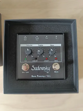 Sadowsky spb-1 bass preamp