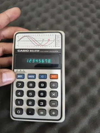 Casio calculadoras led o electrónicas