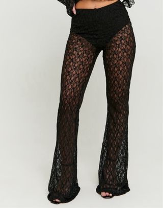 leggings Flur, pizzo trasparenti con mutandina