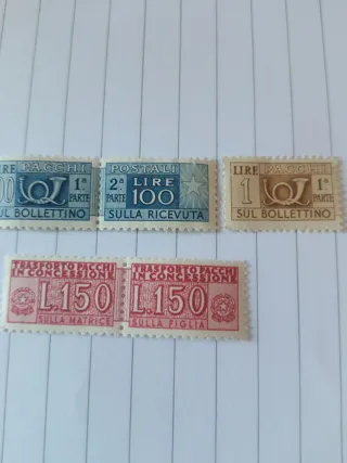 Francobolli nuovi del 1946/55 gommati