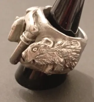 Anello uomo * pezzo unico fatto a mano *