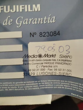 Cámara fotos digital Fujifilm finepix S304