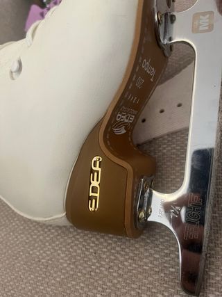 Pattini da ghiaccio Edea taglia 200 + lame MK 7 1/3 flight