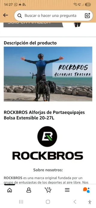 Mochila laterales para bicicletas