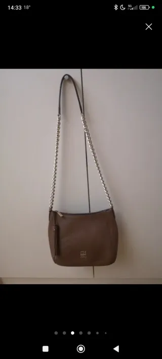 Bandolera Carolina Herrera Marrón Original