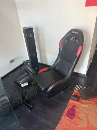 Volante y Asiento Simulador Conducción