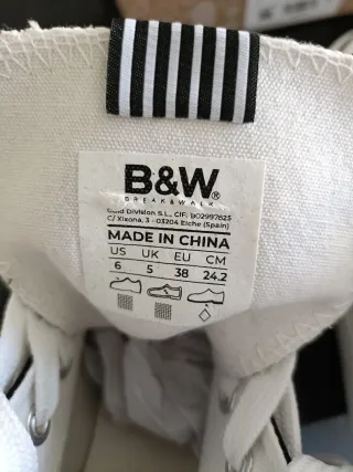 Zapatillas B&W Break & Walk Negras