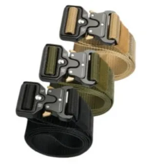 LOTE 3 CINTURÓN TACTICO HOMBRE 125 CM AJUSTABLE