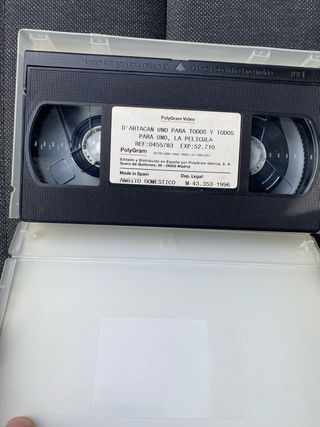 D'Artacan La Película VHS Español