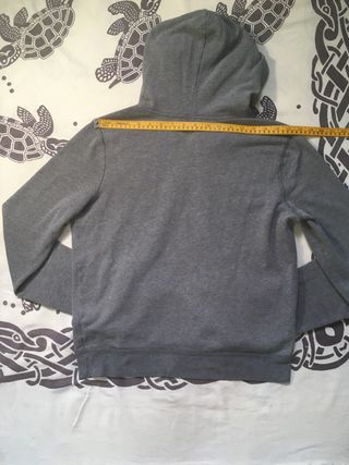 Sudadera Hollister Gris Logo