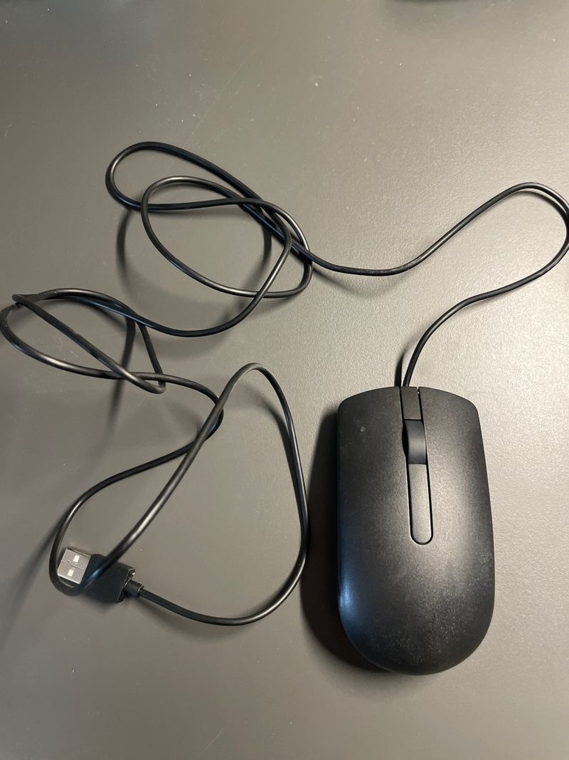 Ratón Dell USB Negro