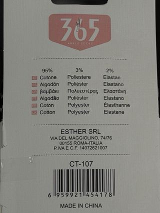 24 Pares Calcetines Tobilleros Algodón Mujer