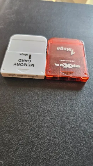 2 Tarjetas Memoria PS1 1 Mega UPXUS