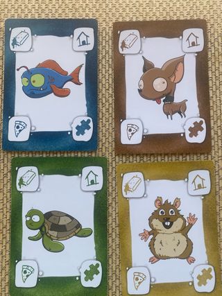 Juego de cartas Mascotas